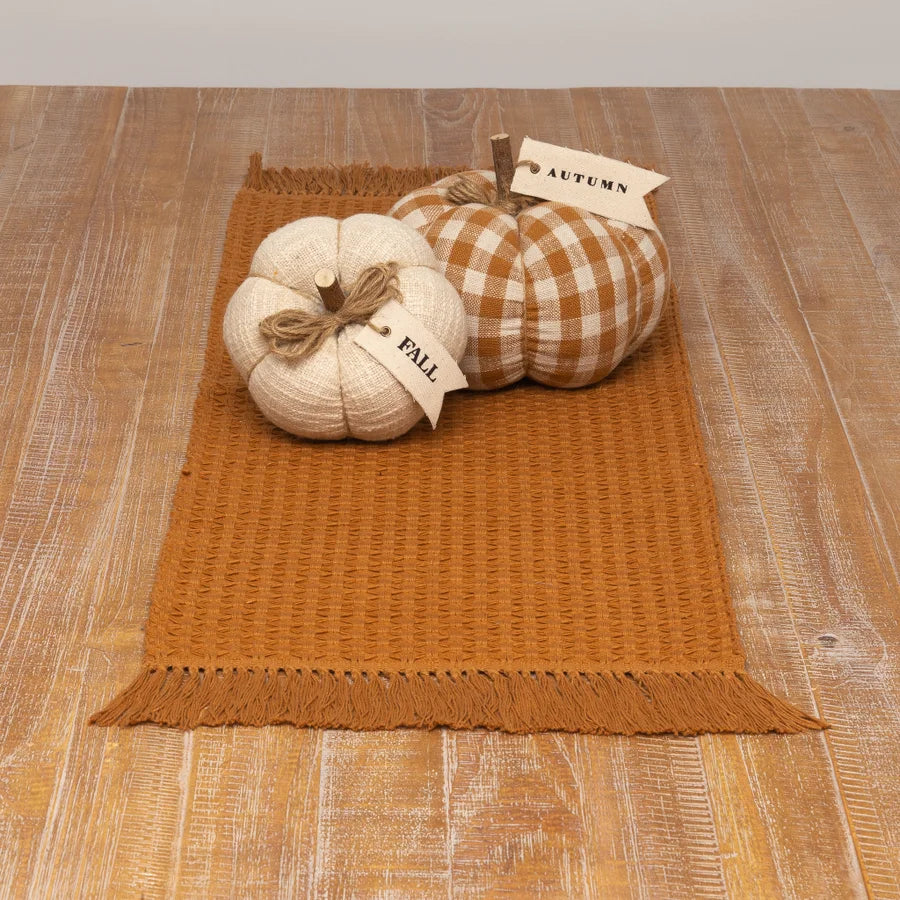 Rust Woven Table Runner