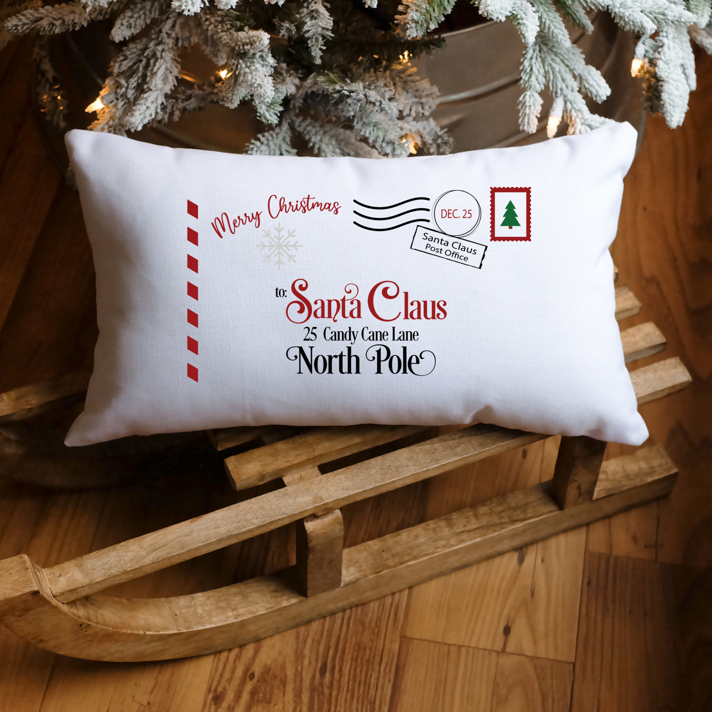 Santa Claus Letter Pillow