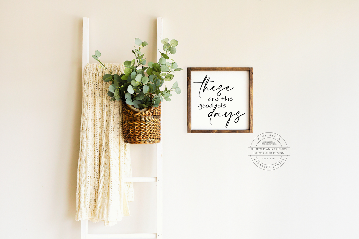 These Are The Good Ole Days Framed Sign