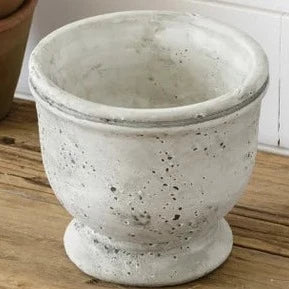 Distressed Cement Urn