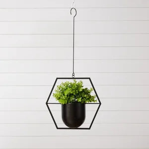 hexagon hanging planter Hanging Hexagon Planter
