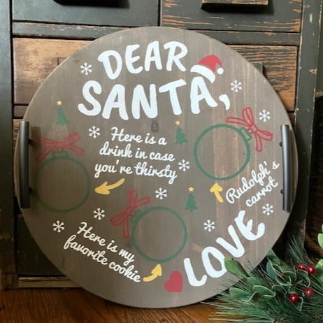 Dear Santa Cookie Tray
