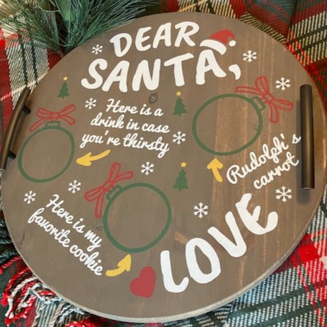 Dear Santa Cookie Tray