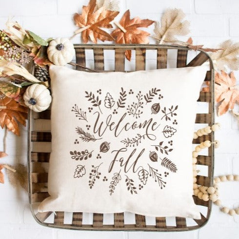 Welcome Fall Pillow Cover