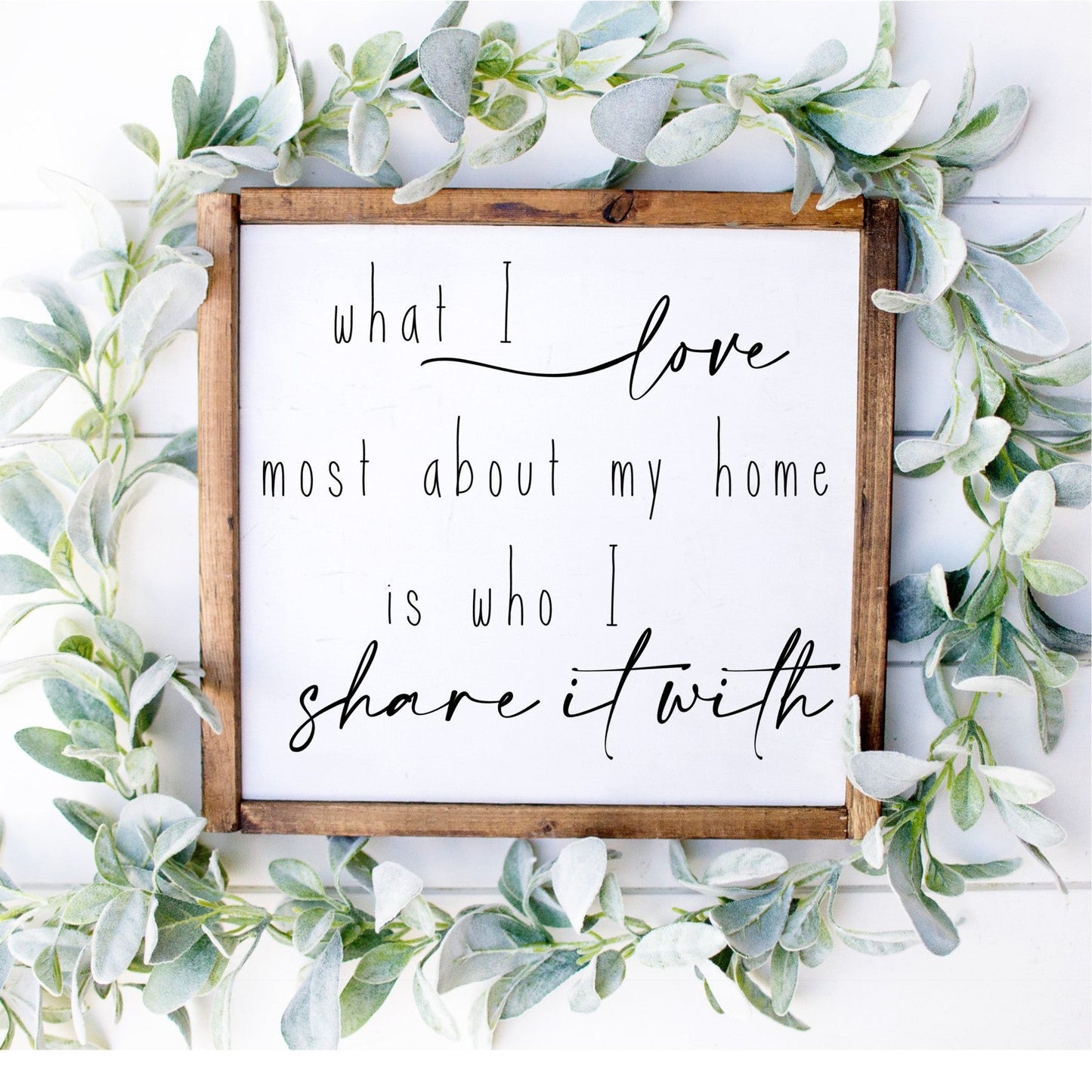 What I love most about my home is who I share it with
