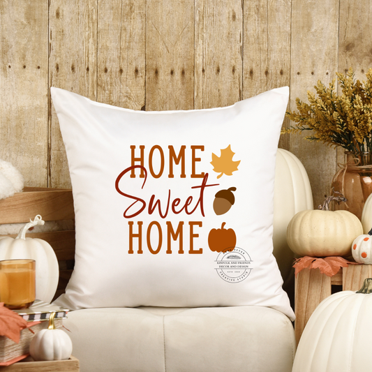 Home Sweet Home Fall Pillow