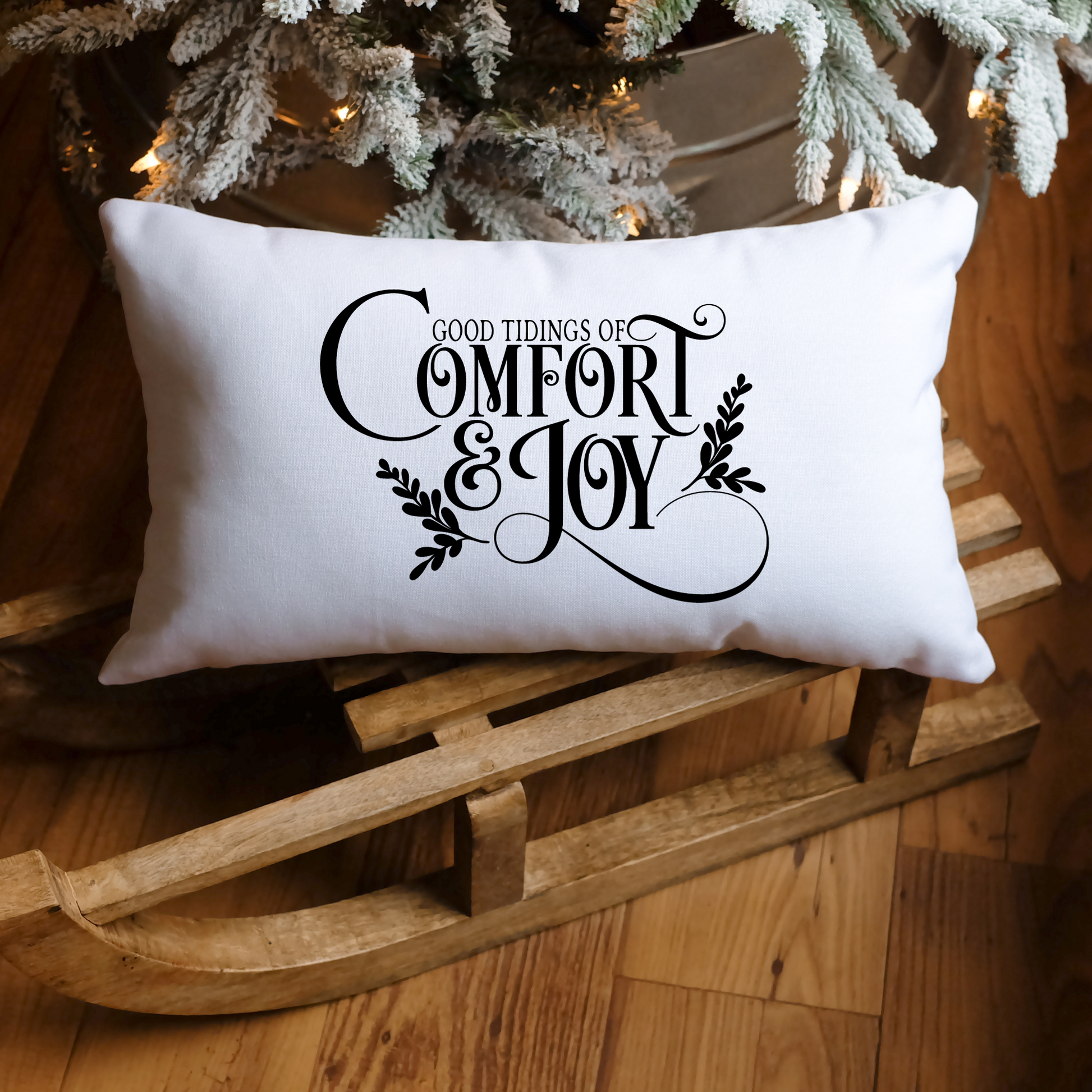 Joy christmas pillow deals