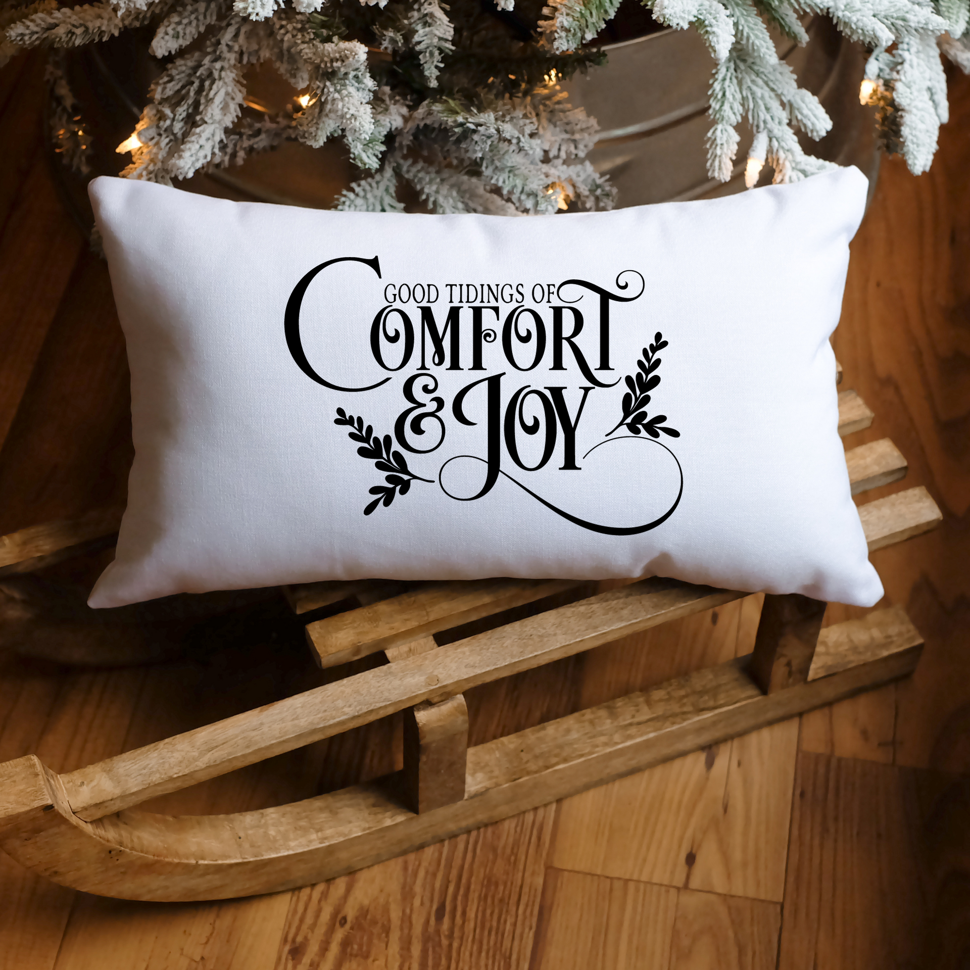 Tidings Christmas Decorative Pillows