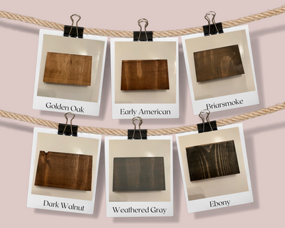 Frame Stain Color choices