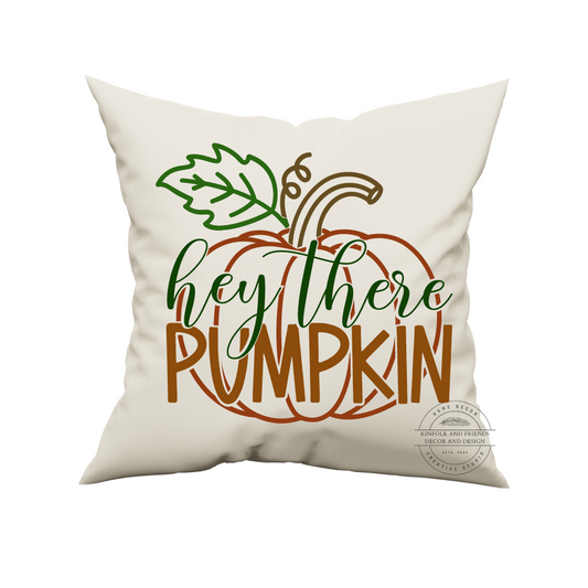 Hey There Pumpkin Pillow, Fall Pillow