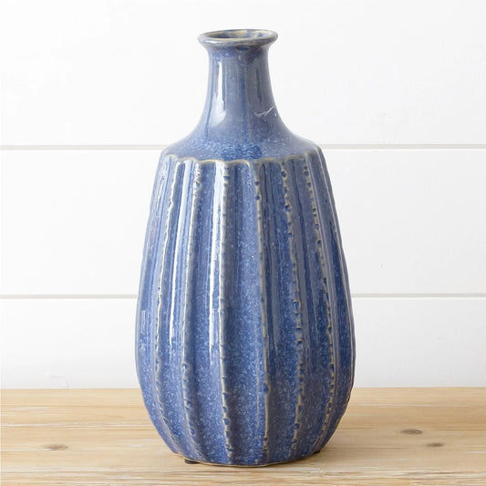 Nautical Blue Large Vase