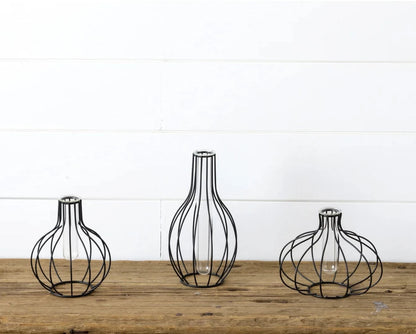 Stem Vases Set Of 3