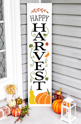 Happy Harvest Porch Leaner 