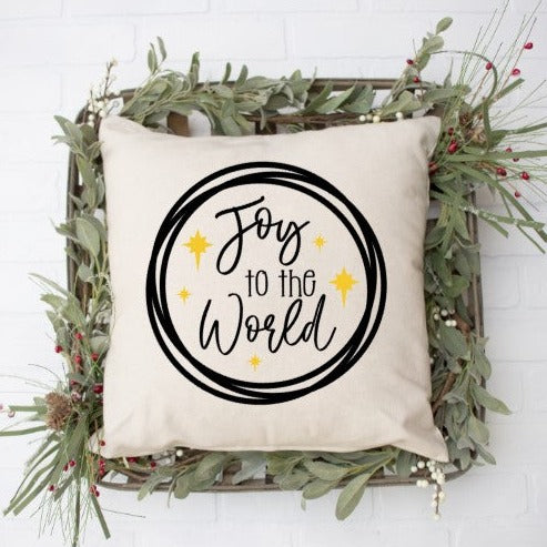 Joy to the World pillow Cover 
