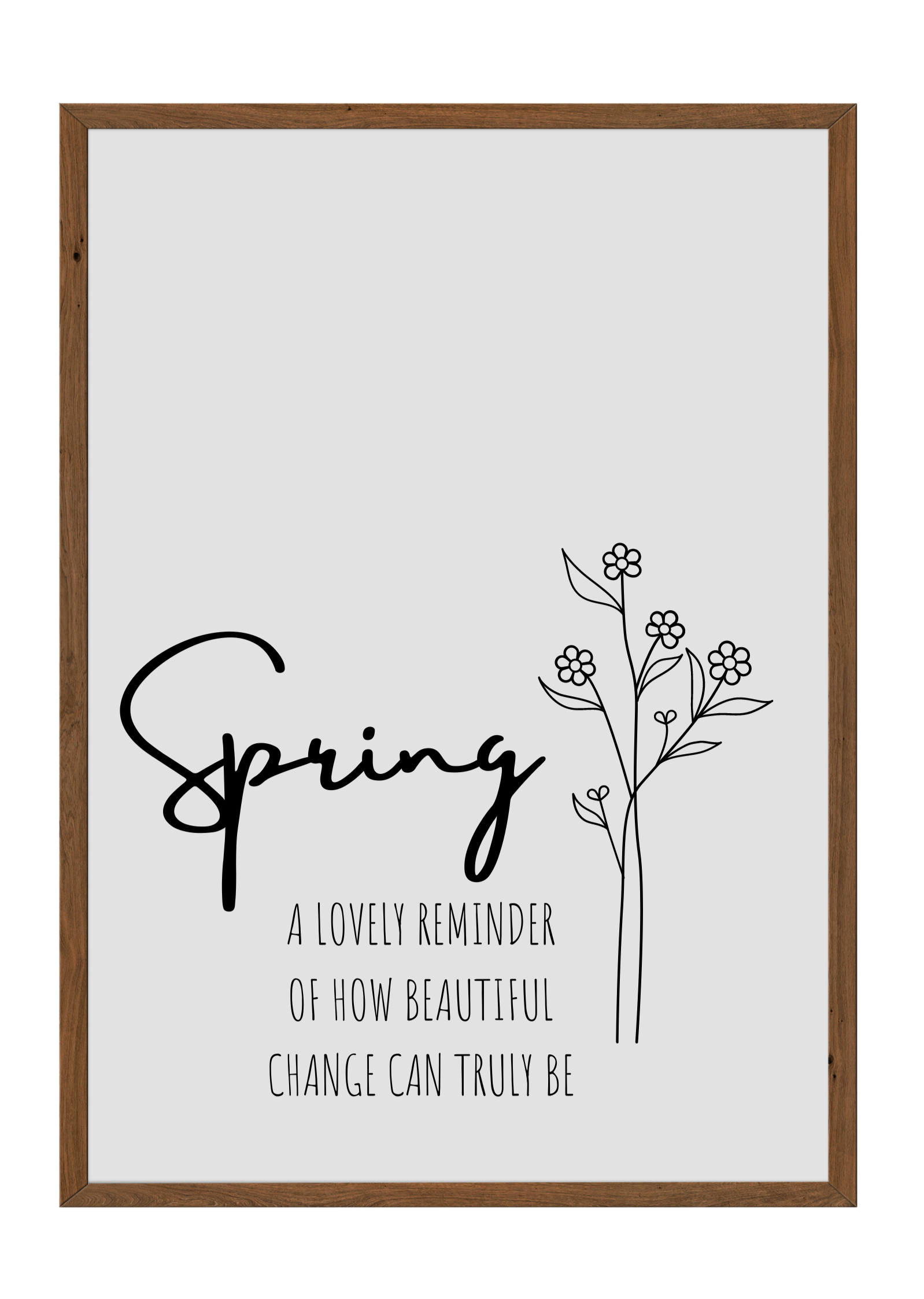 Spring Is A Lovely Reminder Farmhouse Sign